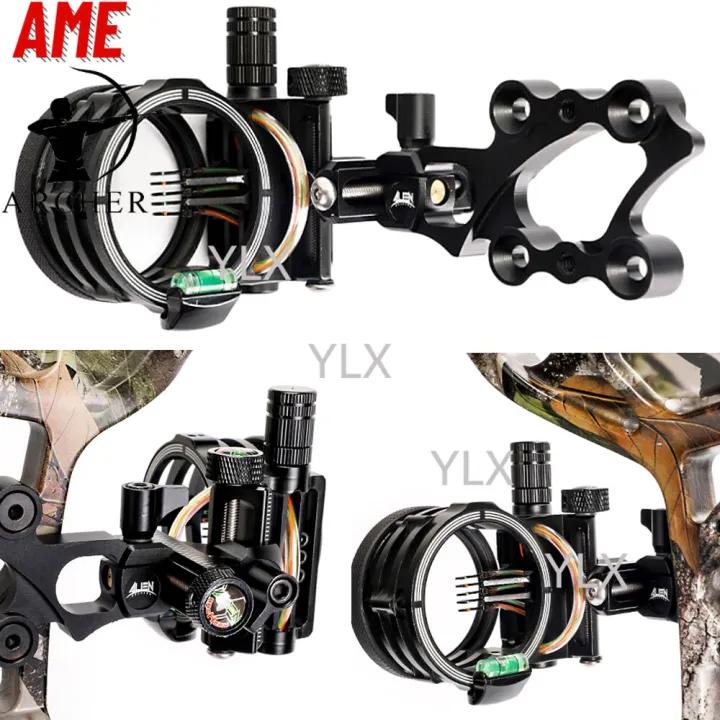 Mirino Per Arco Ricurvo - Pin Da 0.019" Con Rondelle - Accessorio Caccia E Tiro Con L'Arco - Foto 2