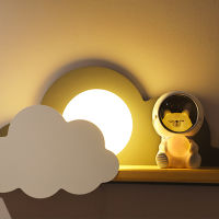 Spaceman Night Light Creative Cute Pet Astronaut Lamps Led Night Light Home Decoration Kids Gift Bedroom Ornaments Lights