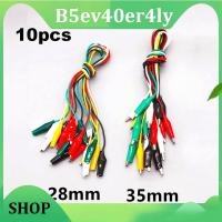 B5ev40er4ly Shop 10pcs Colorful Cord Alligator Clip Electronic DIY Electric Double-head Test Power Cable Connection Line Accessories