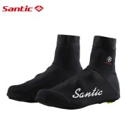 Santic Winter Fleece Windproof Men Cycling Shoes Covers Dust