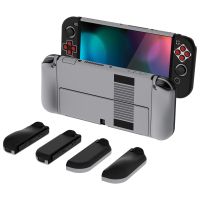 【lz】﹊✜┋  PlayVital Shell rígido ergonômico para Nintendo Switch estojo protetor de design dividido W/Thumb Grips estilo clássico NS Switch