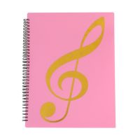 Portable Music Binder Sheet Music Folder 40 Pages Writable Pages for Musicians