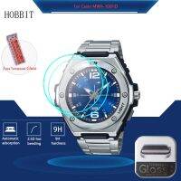 2PCS Tempered Glass For Casio MWA-100HD Watch Screen Protective Film Anti-fingerprint Clear Glass Protector For Casio MWA100HD Printing Stamping