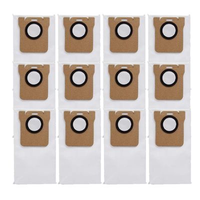 12 Pcs Dust Bag for Xiaomi Mijia Omni 1S X10+ Robot Vacuum Cleaner Replacement Spare Parts Accessories