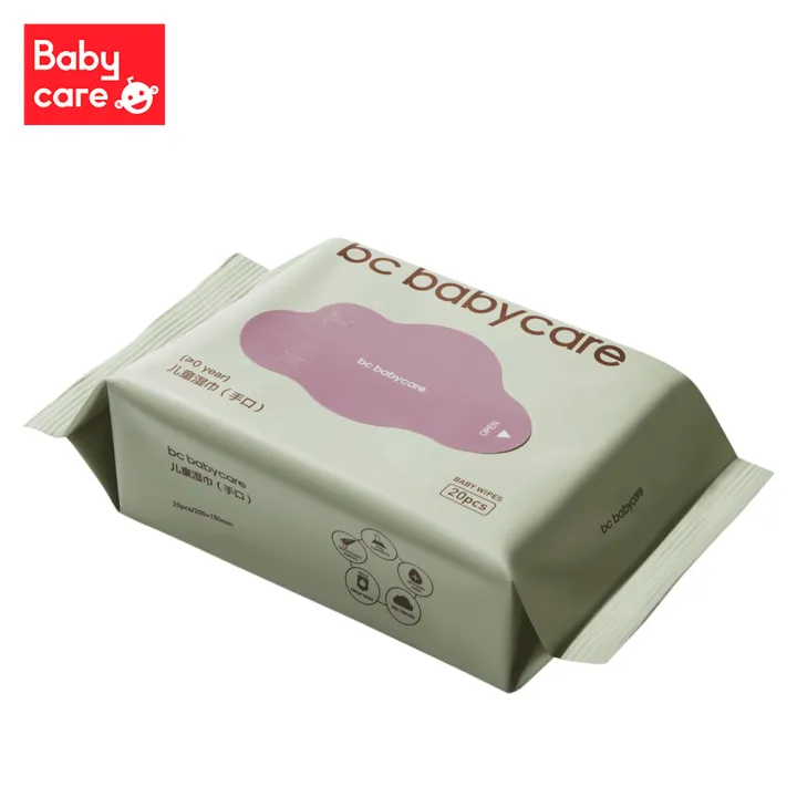 Babycare Baby Hand & Face Sanitizing Cleansing Wipes Fliptop Pack for