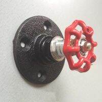 【CW】 WALL DOOR HOME METAL STICKY HOOK HANGER HOLDER HAND WHEEL KEYS COAT HAT HOOK INDUSTRIAL MULTI USES HOOKS