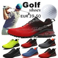 Plus Size 41-50 Men S Golf Shoes Air Cushion Comfortable Men S Sports Shoes Multicolor Lightweight Shoes