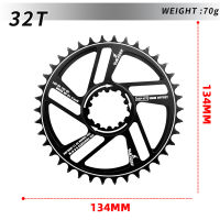 WUZEI 30/32/34/36/38ครั้งจักรยานเสือภูเขาChainwheelจักรยานหมุนจักรยานวงกลมCranksetจานเดี่ยวGXP