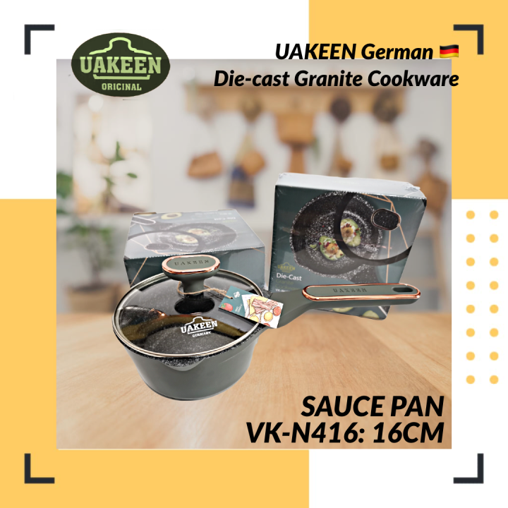 UAKEEN GERMAN DieCast Granite Cookware Cassorele Lazada