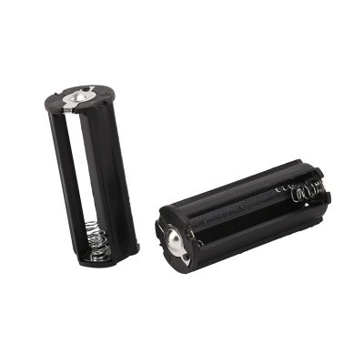 2Pcs Black Battery Holder for 3 x 1.5V AAA Batteries Flashlight Torch