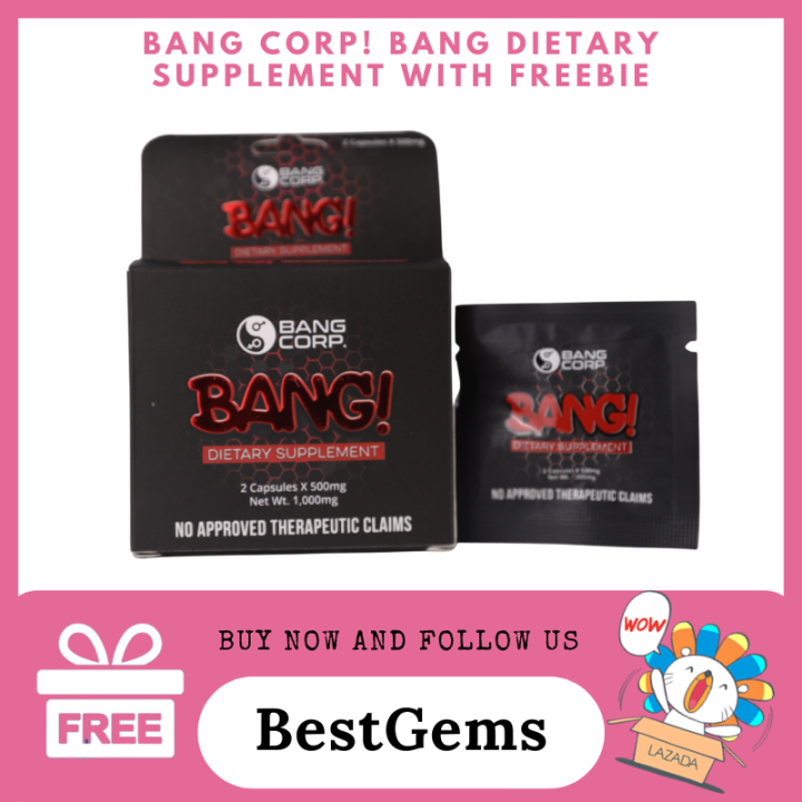 BestGems 1Pack 2Capsule BANG! Dietary Food Supplement (2 Capsules