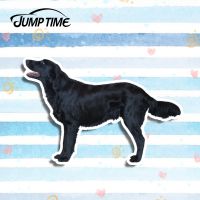 【cw】 13cm x 8.6cm Car Sticker Flat Coated Retriever Dog Vinyl Stickers Decal Laptop Luggage Accessories !