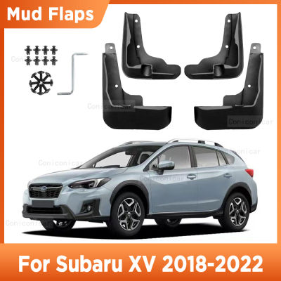 4Pcs สำหรับ Subaru XV 2019 2022 2021 2020 Mudflaps Mud Guards Flaps Splash Guards Mudguards Fender ด้านหน้าด้านหลังล้ออุปกรณ์เสริม