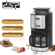 Máy pha cà phê bán tự động 2 trong 1 kiêm xay hạt cà phê DSP KA3055