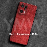 ALCANTARA เคสสำหรับออปโป้ไฟนด์ X6 Pro X5 5G สุดหรูเคสหนังเทียมแบบเดียวกันกับโทรศัพท์แนวธุรกิจ