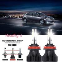 หลอดไฟหน้ารถยนต์ LED LAI 40w 6000k สีขาว สําหรับ Toyota Altis(E140) 2006-2013