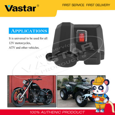 Vastar 3ใน14.2A 12Vรถจักรยานยนต์กันน้ำDualเครื่องชาร์จUSBโทรศัพท์มือถือเต้าเสียบเครื่องแยกพลังงานเครื่องแปลง