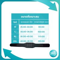 NP ส่งฟรี [360wellness] เข็มขัดพยุงหลัง **มีเม็ดแม่เหล็กและแกนดามหลัง** ที่พยุงหลังแก้ปวดหลัง เข็มขัดพยุงเอว ที่รัดเอว สายรัดเอว