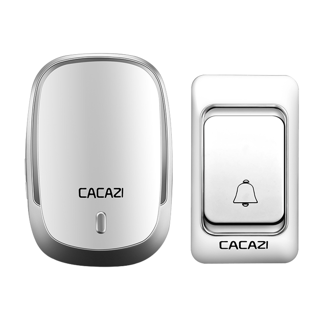 cacazi-แบตเตอรี่ไร้สายสำหรับแหวนกระดิ่ง-ปุ่มอัจฉริยะ200เมตรรีโมทไฟ-led-บ้านโทรไร้สายระดับเสียง36กระดิ่งระฆังประตู