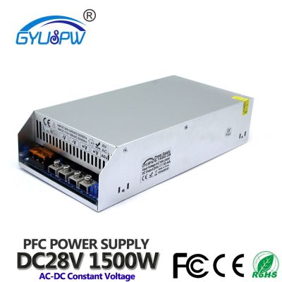 【hot】✾ Output 1500W 28V 53.6A Small Volume Supply Switching AC100-240V TO DC28V SMPS for Led Motor