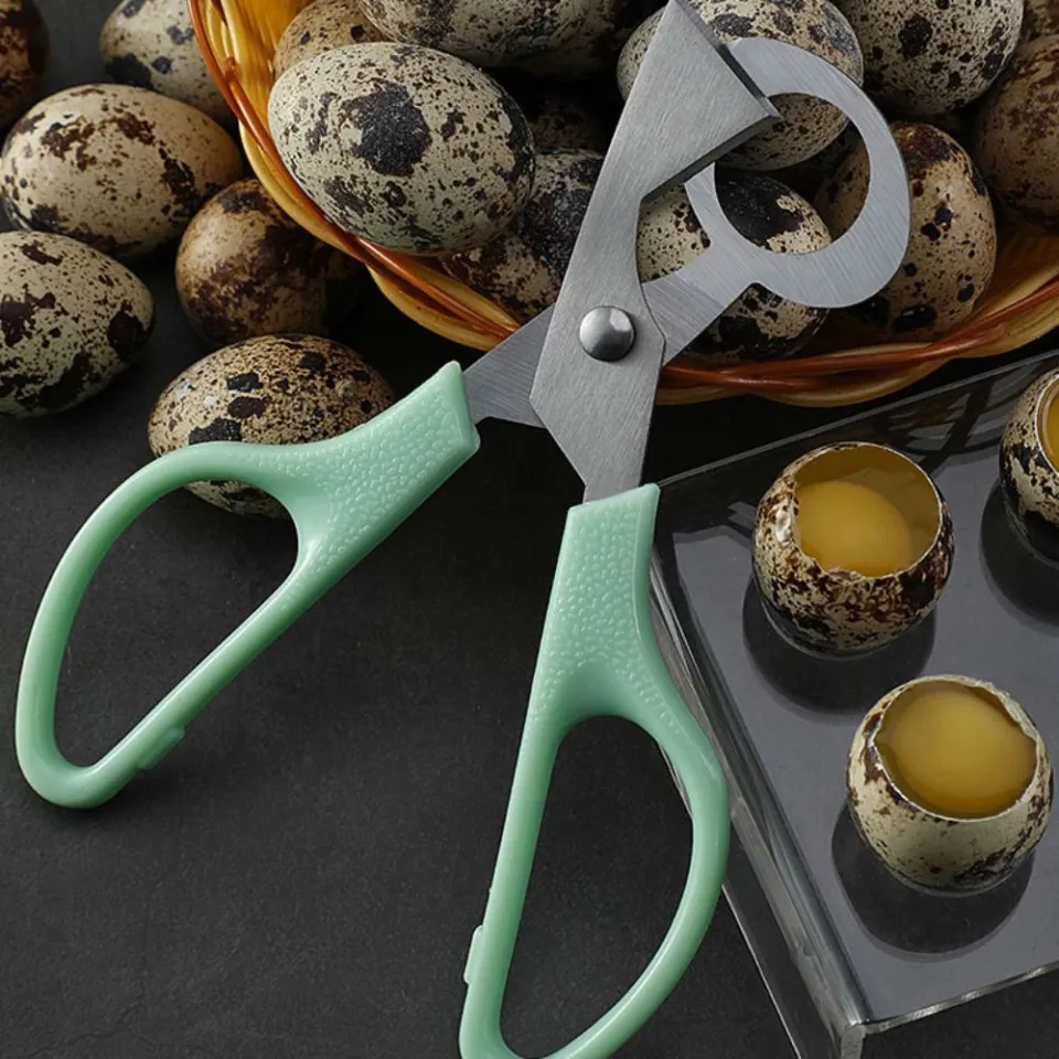 Portable Anti-rust Quail Egg Scissors Cutter Opener Kitchen Tool