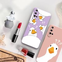 Philander Shop】เคสโทรศัพท์เครื่องหมายคำถามเป็ดน่ารักสำหรับ Huawei Nova 6 SE 5 5i Pro 5E 5Z 5T 4 4E 3 3E 3i 5G Nova6ของเหลวซิลิก้าเจลฝาครอบ5Pro 6SE