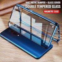 เคสแม่เหล็ก Huawei Mate 20 Pro 20Lite 20X 30Lite 40 50กระจกสองด้าน,เคสแข็งป้องกัน ° กันชนโลหะแม่เหล็กโทรศัพท์มือถือแบบพับเต็ม360