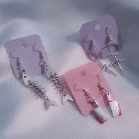 【CW】 VIVILADY Punk Gothic Drop Earrings Female Piercing Jewelry Wholesale