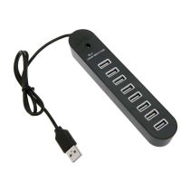 8พอร์ต Usb 2.0ต่อแยกฮับความเร็วสูงข้อมูลสายติดตั้งUSBในตัว