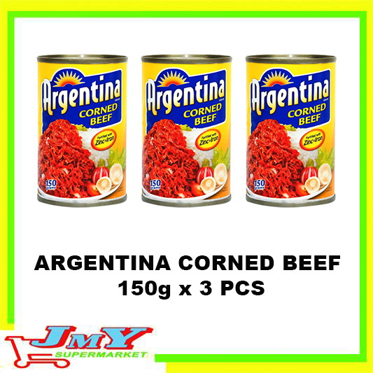 JMY ARGENTINA CORNED BEEF 150G (BUNDLE BY 3) Lazada PH