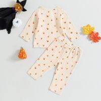 Toddler Boys Girls Halloween Outfits Long Sleeve Button Front Tops + Pants Set Baby Clothes  by Hs2023