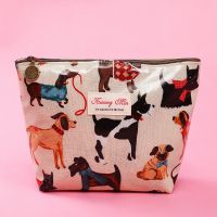 2019 New Creative Makeup Bags With Cute Dog And Cat Pattern Cosmetics Pouch For Travel Ladies Pocket Women Wash Bag Waterproof