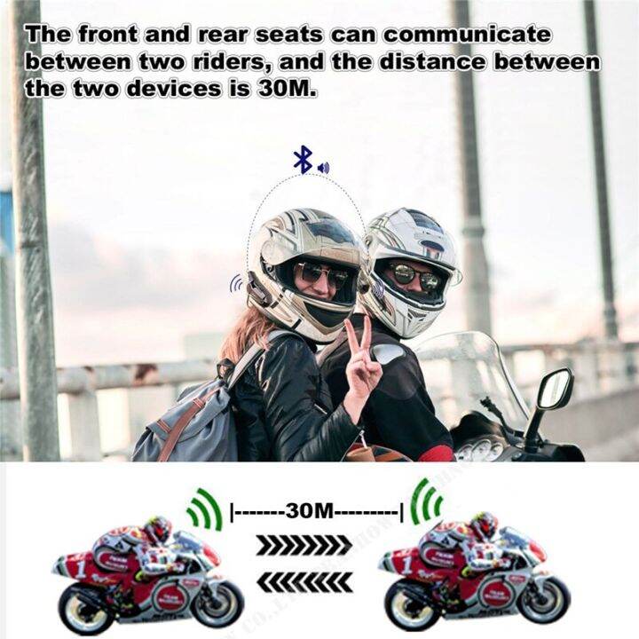 Cod Upgraded Forest Helmet Motor Get 2 For 2 Riders Connect Bluetooth Headset