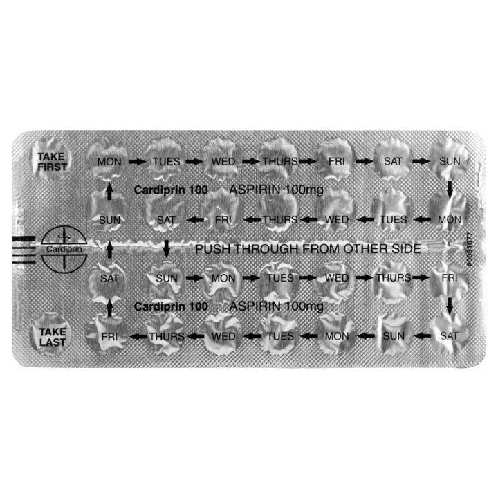 Cardiprin 100 Low Dose Aspirin Tablet 30s/90s (Prevents Strokes & Heart