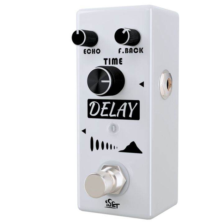 ISET Delay Effect Pedal for Electric Guitar Bass True Bypass Lazada.co.th