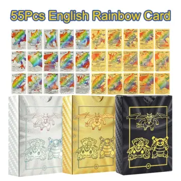 New 21x15cm Pokemon Cards English 30PCS Pikachu Rare Battle Game Card Shiny  Vstar Vmax GX Energy Card Collection Children Toy