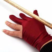 Snooker Pool Billiard Glove Cue Shooter Spandex 3 Finger Gloves