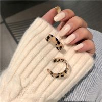 【DT】hot！ New Korean Statement Earrings for Leopard Hoop 2021 Trend Fashion Jewelry Gifts