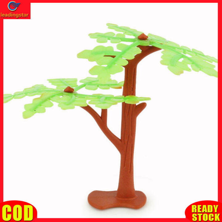 leadingstar-rc-authentic-trees-models-toys-sand-table-dinosaur-scene-car-parking-plastic-plants-ornaments-for-children-birthday-gifts