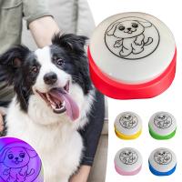 derZ441 ยอดฮิต - / 1 Pcs Pet Speaking Buttons Colorful Lights Dog Starter ของเล่นบันทึกได้ Dog Training Talking Communication Toy Dog Accessories