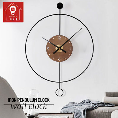 Mzd นาฬิกาติดผนังสไตล์นอร์ดิก,นาฬิกาติดผนังสไตล์มินิมอลสำหรับบ้านและนาฬิกาติดผนังที่หรูหราสมัยใหม่