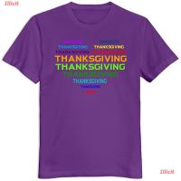 COD #ถูกสุด เสื้อยืดยอดนิยม Mens Thanksgiving Day 100% Cotton Round Neck T Shirt T-Shirt Short sleeve T-shirts