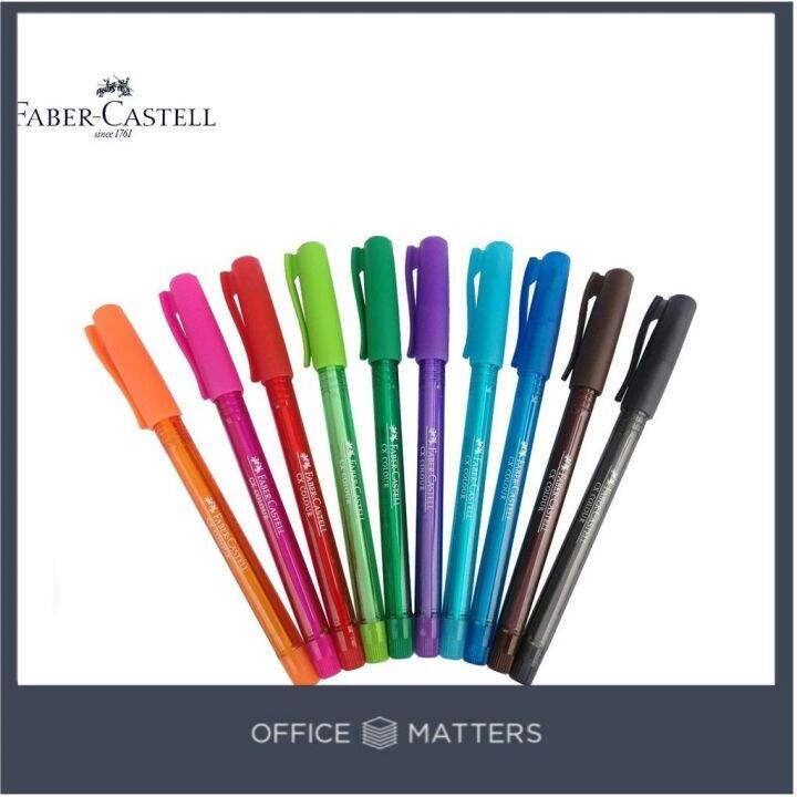 [Office Matters] FaberCastell BallPen CX COLOUR Lazada