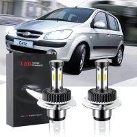 หลอดไฟหน้ารถยนต์ LED T12 6000K สีขาว แบบเปลี่ยน สําหรับ HYUNDAI Getz 2005 2006 2007 2008 2009 2010 2011 (1 คู่) 2PCS