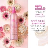 Milk Shake​ leave in Conditioner​ flower 350ml อาหารผมบำรุงเส้นผมแบบไม่ต่้องล้างออก