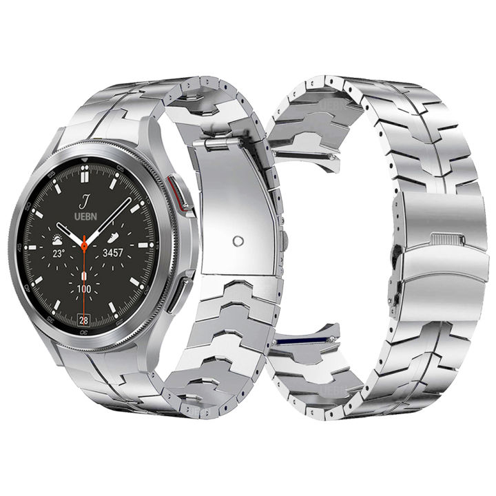 2022สแตนเลสโลหะไม่มีช่องว่างสร้อยข้อมือสำหรับ-s-amsung-g-alaxy-watch4คลาสสิก46มิลลิเมตร42มิลลิเมตรสายสำหรับ-g-alaxy-watch4-44มิลลิเมตร40มิลลิเมตร-watch-bands