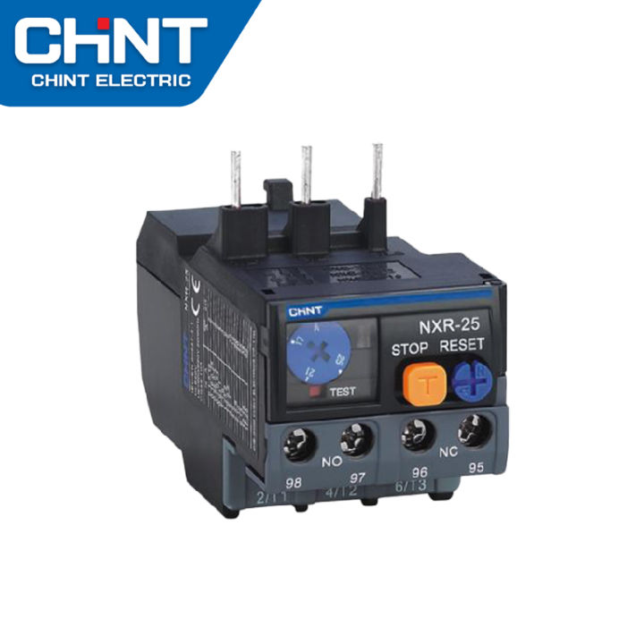 chint-โอเวอร์โหลด-รุ่น-nxr-25-รีเลย์-ป้องกันอุปกรณ์ไฟฟ้า-กันไฟเกินกำลัง-thermal-overload-relay