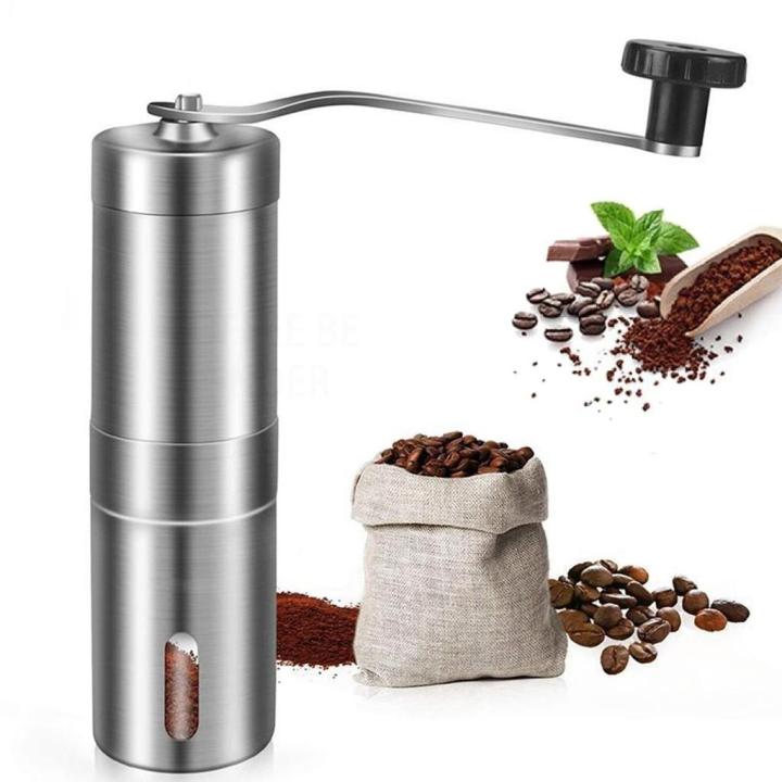 cfa-เครื่องบดกาแฟ-สแตนเลส-คุณภาพสูง-mini-แบบพกพาด้วยตนเอง-มือหมุนสแตนเลสมือโรงงานกาแฟถั่วเคร-เครื่องบดเมล็ดกาแฟ