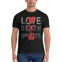 Love Death Robots T Shirt Robots Logo Heart Terror Fashion Crew Neck T-Shirt Casual For Mens 3Xl 4Xl 5Xl Tees