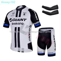 ❉ High Quality✼Bicycle Clothes Cycling Jersey Set Men Baju Basikal MTB Pants Bib with Gel Pad Summer Quick Dry ​2022 New W